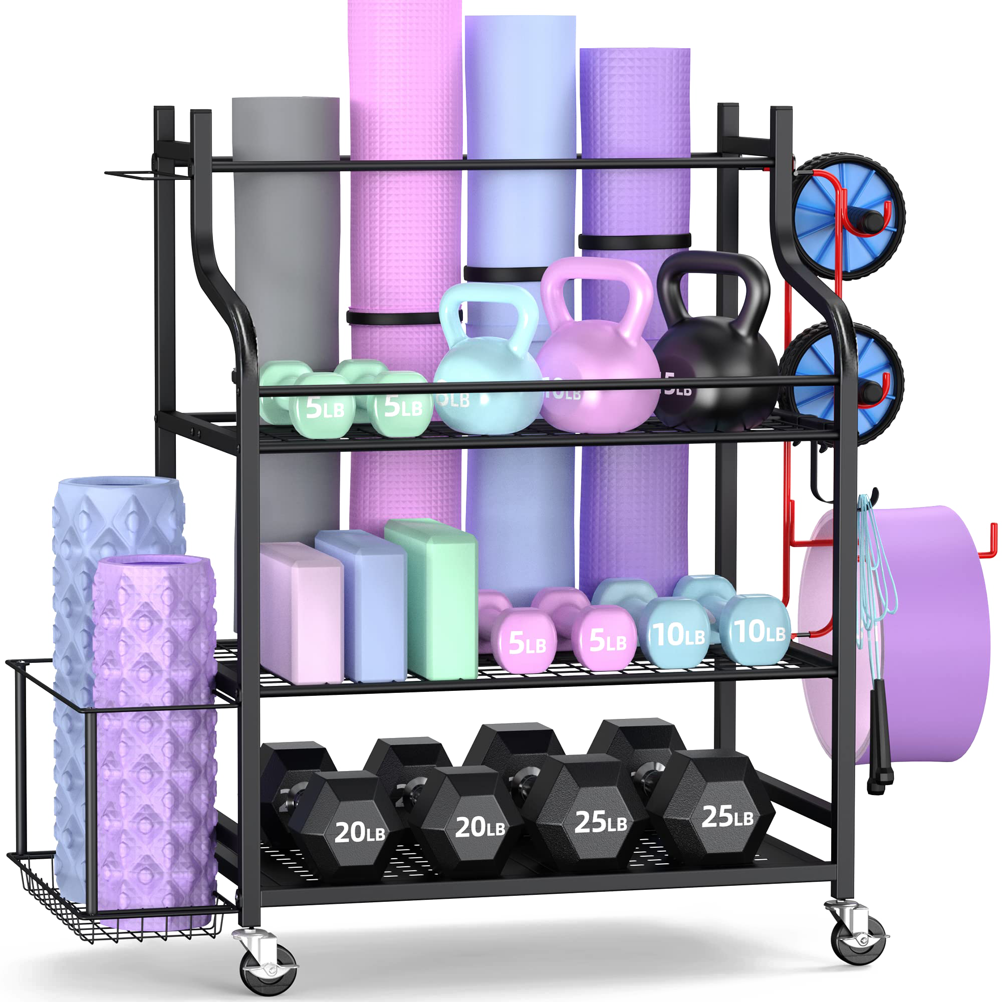 Gym discount rack storage