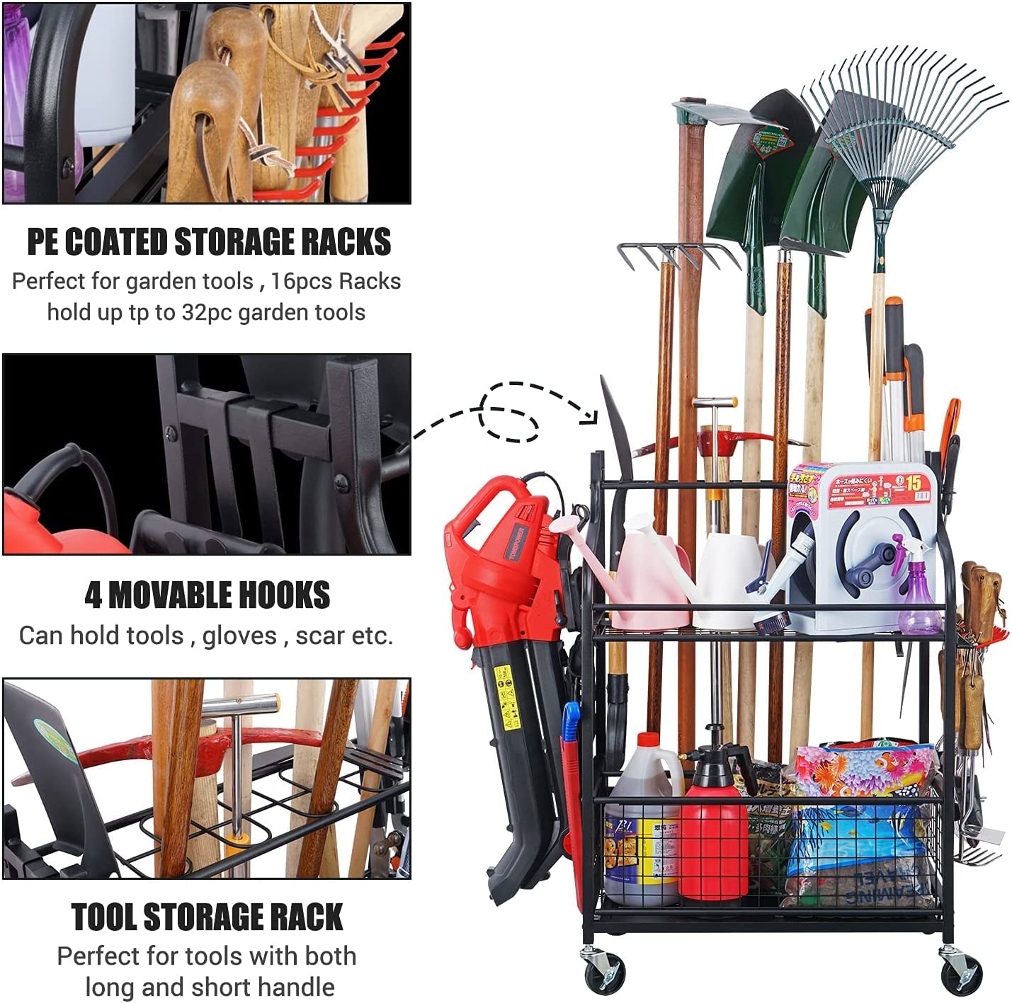 Mythinglogic Garden Tool Organizer
