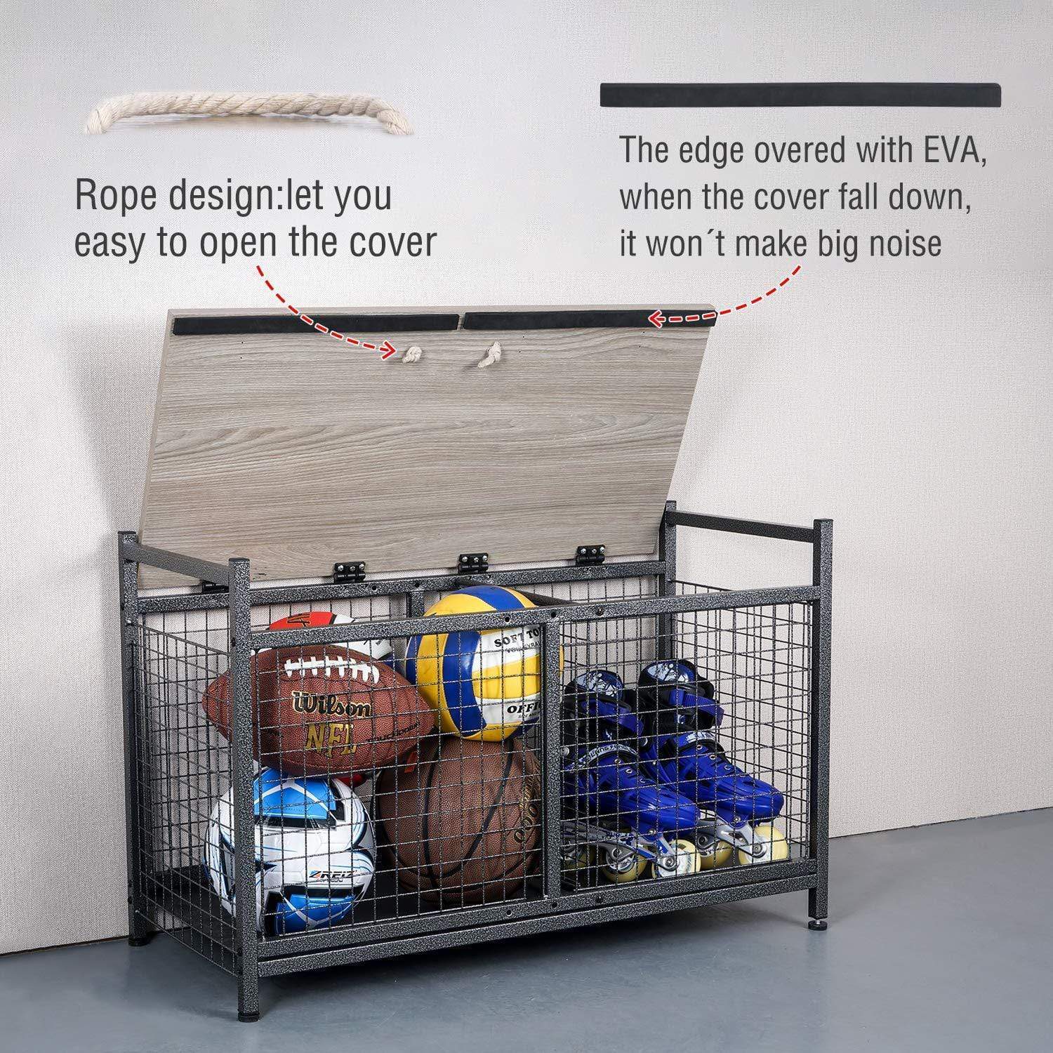 Garage & Storage - Ball Storage Racks With Wheels