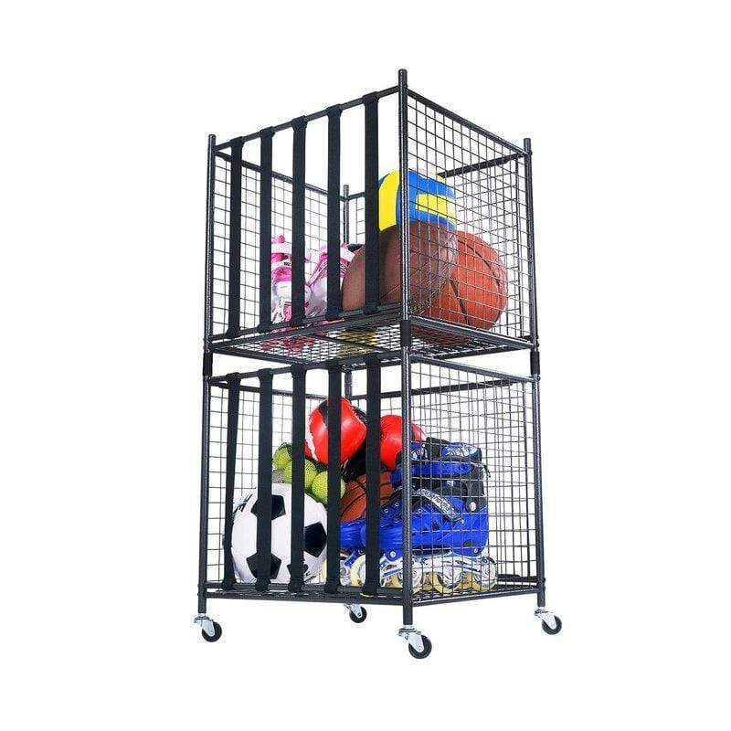 Garage & Storage - Sports Ball Storage Cart