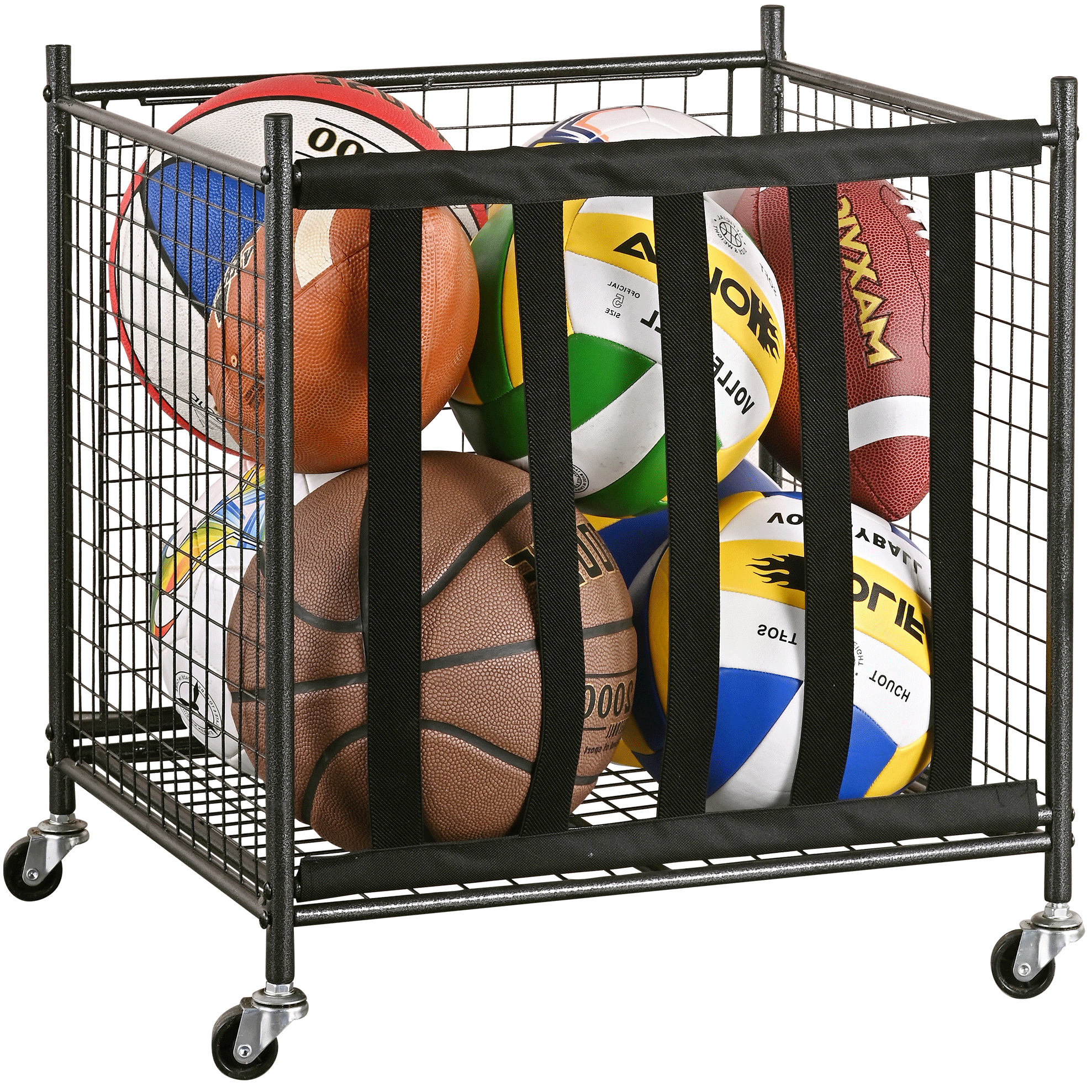 Mythinglogic Sports Ball Storage Cart