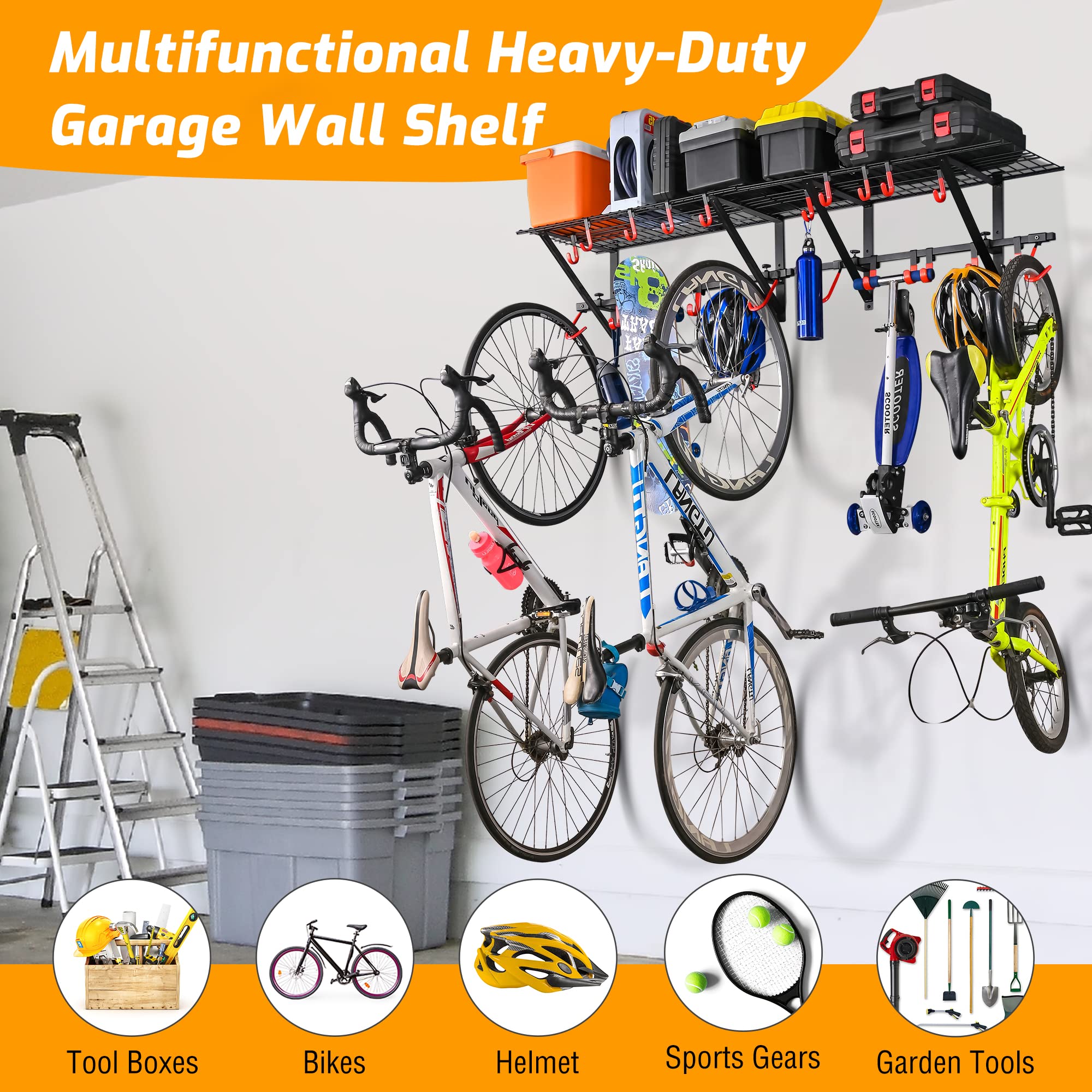 Heavy duty best sale bike hook