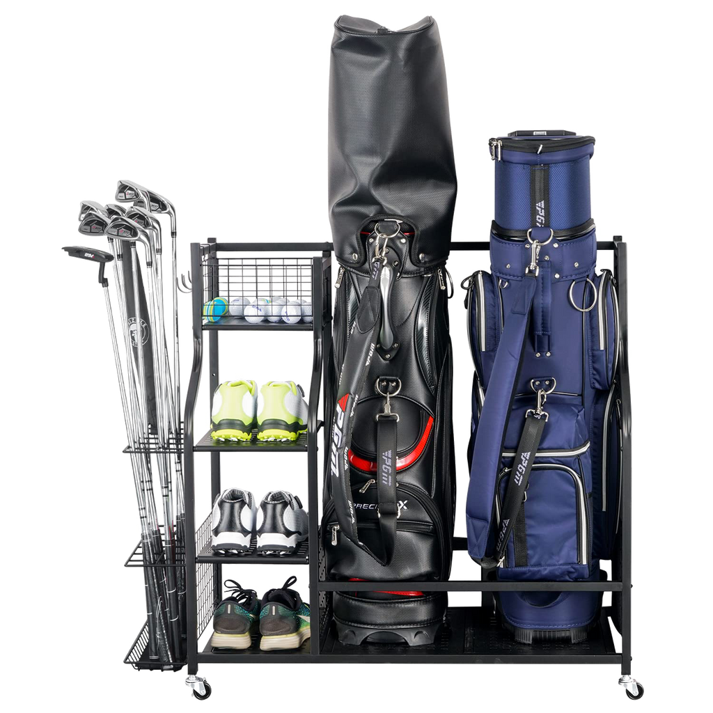 Golf bag holder for garage hotsell